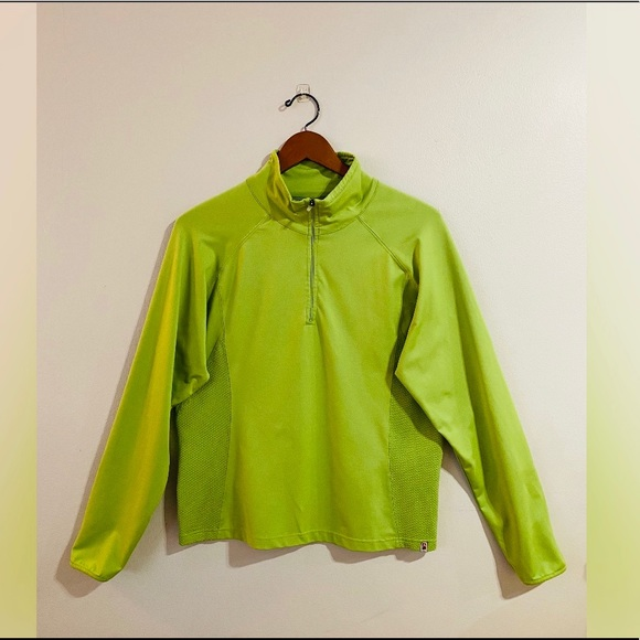 Alpine Design Lime Green Half‎ Zip Pullover - Picture 1 of 5